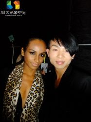 旭英形象空间—明星合作合影-旭英形象空间