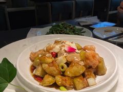 宫爆茄香虾仁-赠李白·如诗的川味(余杭万达广场店)