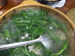 枸杞叶肉糜汤-乡巴佬鼎锅饭