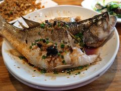 冬菜榄角蒸鲈鱼-新澳港式茶餐厅(余姚路店)