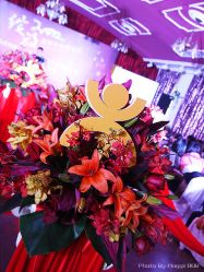 M@点评年会の年会布置-金庭庄园酒店彩虹厅