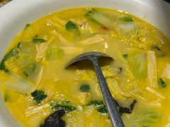 鸡汤腐竹时蔬-楼兰古丽·新疆菜(大唐西市店)