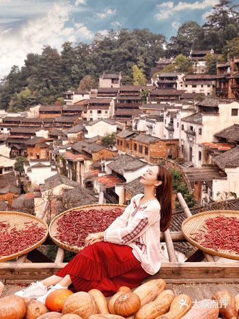 婺源篁岭·上一座山，看我国独有的晒秋绝色