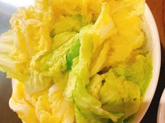 焯白菜-老爆肚满五香烧牛羊肉