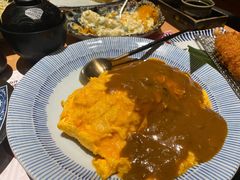 金咖喱熔岩蛋包饭猪排饭-堂本家洋食别馆·炸猪排(中心城店)