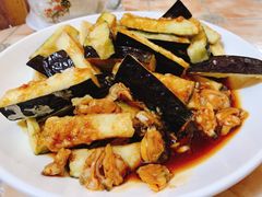 蛤蜊肉拌茄子-华春餐馆(鱼山路店)
