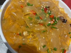 凉粉-华盛园卷子王农家菜水库鱼