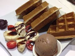 香蕉巧克力松饼-西门町芒果冰