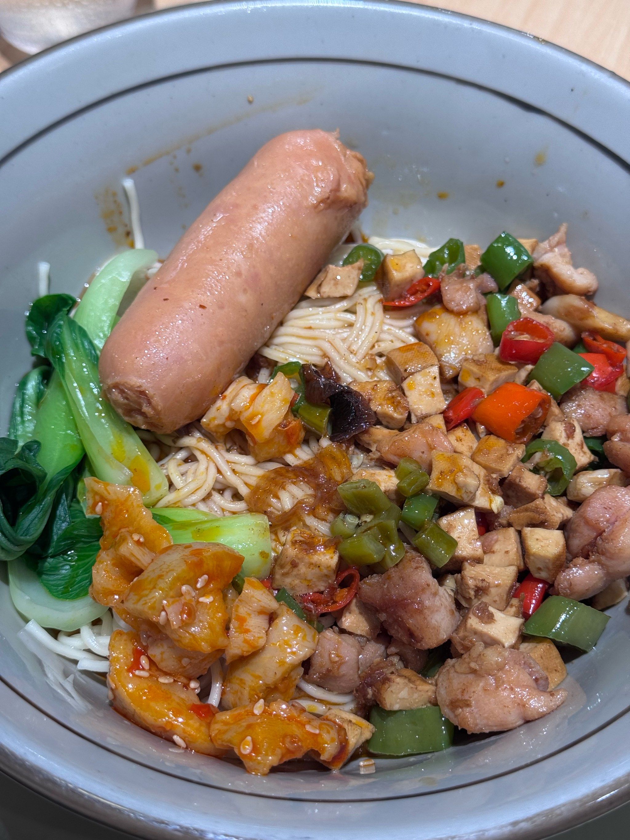 老乡鸡鸡丁拌面真的香