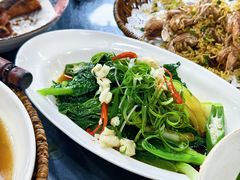 白灼菜心秋葵-渔家故事(北二环西路店)
