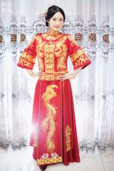 点击看大图 龙凤褂-洋洋婚纱品牌集合店