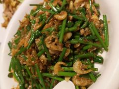 韭菜炒河虾-蓝北人家·渝菜