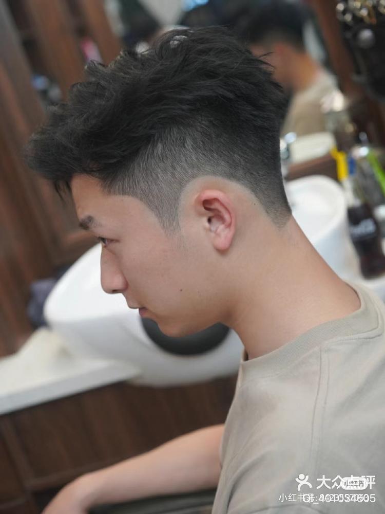 飞机头 #男士发型 #美式油头 #美发-大众点评