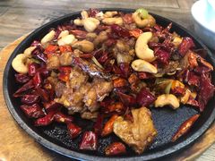 铁板宫保鸡球-毛胡子牛羊餐馆(武宁路店)