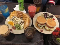 韩式烤牛肉汉堡-maan coffee漫咖啡(通州店)