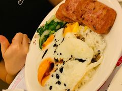 三支白猪仔餐肉套餐-大哥餐厅(西城花园店)
