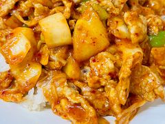 辣白菜炒五花肉-满洲八旗铁锅靠大鹅(清泉文苑店)