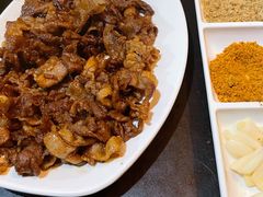 秘制五花肉-炙热童年·老北京炙子烤肉(南锣鼓巷店)