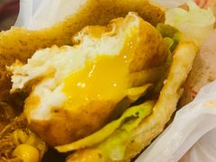 -小红车炸蛋葱油饼