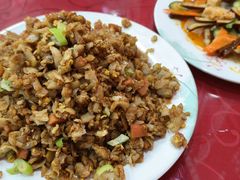 -陕北农家小吃风干羊肉剁荞面