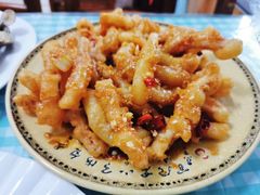 炸鱿鱼条-天伦海鲜·老味道·青岛菜(栈桥天主教堂店)