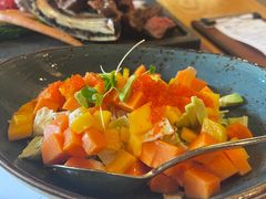 木瓜蟹子牛油果沙拉-原石牛扒·约会餐厅(龙城万科里店)