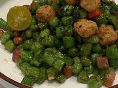 榄菜鹅肝干煸四季豆-北京厨房(SKP店)