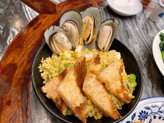 黑松露蒜香鲜虾炒饭-中国大酒店·食街