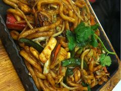 海鲜炒乌冬-澳门茶餐厅