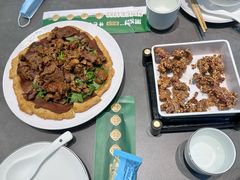 孜然羊肉糖油饼-黑窑厂糖油饼烤鸭·清真菜(旗舰店)