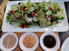 有机田园果蔬沙拉配油醋汁-花园饭店-西餐厅