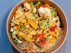 烤杏鲍菇节瓜鹰嘴豆泥沙拉-CALIFORKS加州叉子轻食(朝阳门店)