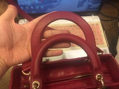 Dior 'lady 严重污渍磨损修复上色 -A&G奢侈品护理(万科旗舰店)