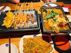 -路边摊小炉子烧烤