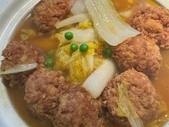 狮子头烧娃娃菜-新白鹿餐厅(金鹰新街口店)