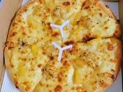 榴莲菠萝块块果肉披萨-必胜客(航洋国际店)