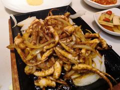 铁板鱿鱼须-韩宫宴烤肉·料理(苏州中心店)