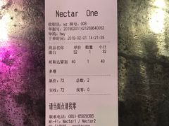 账单-Nectar One Cafe(勇烈路n1店)
