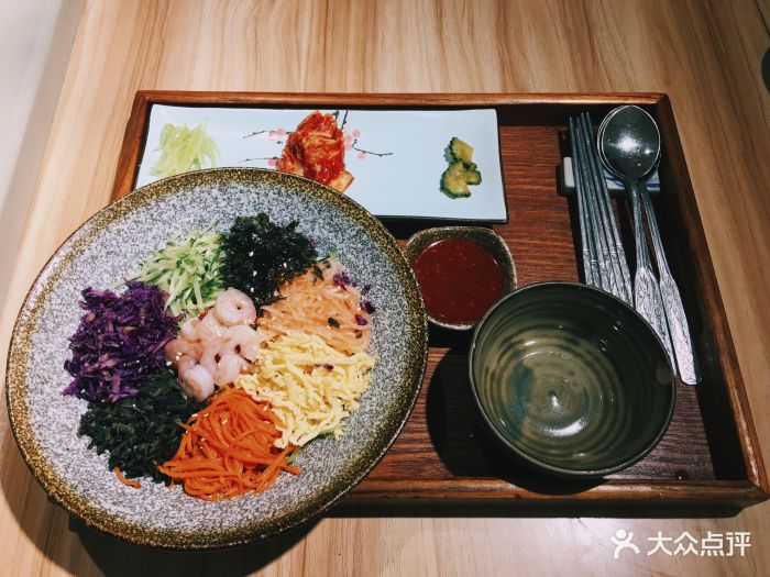 首尔厨房(胜利街店)山蓟菜虾仁拌饭图片 - 第1张