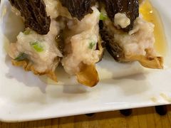 养生虾胶酿羊肚菌-點無缺茶楼·海鲜酒家(世博店)