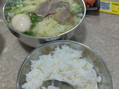 -吉林延边牛肉汤饭，大冷面