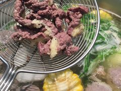 现切吊龙拌-为什么牛潮汕牛肉火锅(万胜广场店)