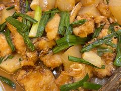一鱼三食（豆腐鱼头汤，凉瓜焖骨腩，炒鱼片）-三泉湾侨文化主题餐厅