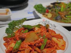 五花肉炒泡菜-青松馆韩国料理(香港中路佳世客店)