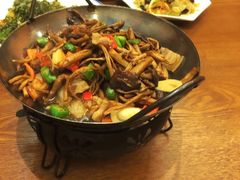 干锅茶树菇-钓台野鱼馆(钱江国际时代广场店)