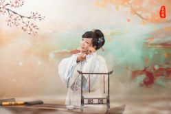 -后宫·古装汉服京剧儿童亲子全家福摄影