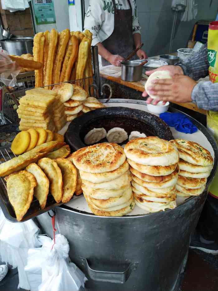 上海大饼油条图片