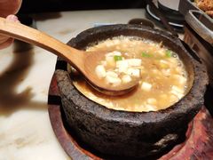 鸡汤虾仁豆腐-绿茶餐厅(松江万达店)