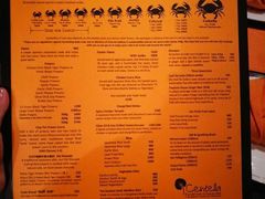 菜单-Ministry of Crab(科伦坡店)