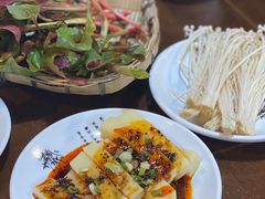 手工凉粉-岳记兴隆·青城腊排铜火锅(融创店)